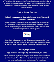 With it, you can send and receive cash from friends, much like you can with services like paypal, square, and venmo using imessage on your iphone. Google Pay Finally Supported By Bank Of Ireland Ireland