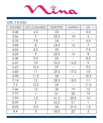 nina kids size chart google search size chart for kids