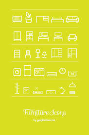 Living room, kitchen, outdoor, bathroom,. 30 Minimalist Furniture Icon Set Crazyleaf Design Blog Web Design Freebies Graphic Design Logo Design Freebie