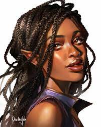 Pin By Martina Fantini On D D Inspiration Elf Art Black Girl Magic Art Black Girl Art
