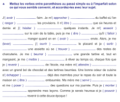 Parcours d'apprentissage sur les nombres. Exercice Passe Simple Et Imparfait Passe Simple Francais Passe Simple Exercices Conjugaison