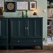 Lommarp Unit 10 Ikea Dining Room Living Room Plan Black Painted Furniture