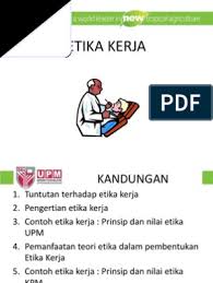 Seseorang guru tidak harus mengamalkan. Etika Kerja Pdf