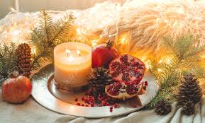 Cozy Winter Morning At Home With Fruits Fruit Pomegranate In Stock Photo Picture And Royalty Free Image Image 111463932