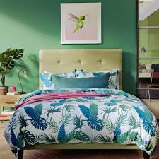 The paler circle around the mirror and the stripe at coving height soften the effect of the deep purple paint color; Bedroom Colour Schemes Colourful Bedrooms Bedroom Colours