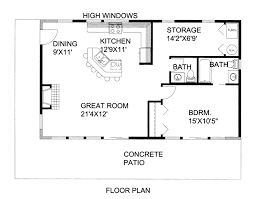 House Plan 85358 With 1 Bed 2 Bath One Bedroom House Plans Tiny House Floor Plans Small House Floor Plans