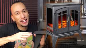 The electric fireplace operates using a 4,600 btu heater and is designed for rooms up to 400 square feet in size. Beamnova Electric Fireplace Heater For Indoor Use Youtube