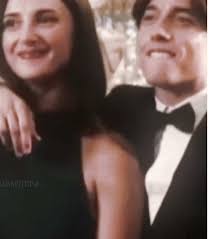 Liam Benjamin and Amelia Sinclair Kiss