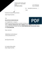 Contoh Surat Rasmi Lawatan Penanda Aras Surat Rasmi G