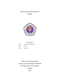 Maybe you would like to learn more about one of these? Makalah Elemen Mesin Poros