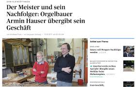 From 1986 armin hanika developed his own series based on spanish guitars with a slimmer figure, further expanding in the following years. Presse Orgelbau Hauser Orgelbauhauser Ch