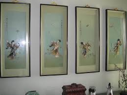 Mesese is the professional suppliers of wall art. Japanese Wall Art Acrylic Bone Ivory The 4 Seasons Antique Appraisal Instappraisal