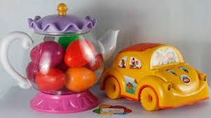 لعبة بيض المفاجات الكبير 12 بيضة مفاجآت كندر جوى سبرايز العاب الاطفال للاولاد والبنات tea pots tableware kitchen appliances