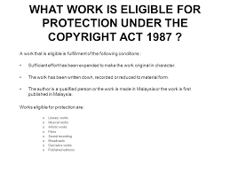 Copyright protection in malaysia is governed by the copyright act 1987 which provides comprehensive protection for copyrightable works. Rights Copyright And Other Intellectual Property Ppt Download