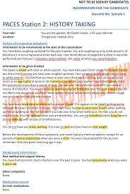 S2 Sample 1 2 Bronchiectasis History Taking Pathology Surrogate
