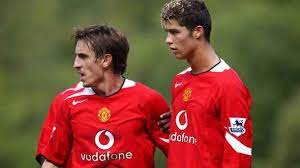 Gary neville has spoken about how cristiano ronaldo was 'butchered and battered' during manchester united training to make him a better player. Neville It Speaks That Cristiano Will Return To The Manchester United