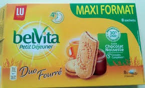 Belvita Duo Fourre Gout Chocolat Noisette Lu Calories Et Informations Nutritionnelles