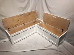 We thought it would add some. Corner Bench Set Shaker Banquette Bench Top Opening Etsy In 2020 Banquette Seating In Kitchen Kitchen Corner Bench Kitchen Nook Bench
