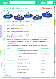 Teach Children About How English Words Originate From The Ancient Greek And Latin Languages Try This Free Challenge From T Word Origins Dictionary Words Words