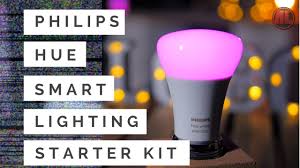 Philips Hue Smart Lighting Starter Kit Unboxing Review Setup Youtube