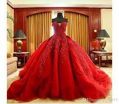 Denn ein perfektes hochzeitskleid zu tragen ist ganz wichtig für bräute. Grosshandel 2021 Luxus Rotes Hochzeitskleid Spitze Ballkleid Brautkleider Perlen Sweetheart Chapel Zug Gothic Brautkleid Lange Hochzeitskleider Von Crown2014 141 96 Auf De Dhgate Com Dhgate