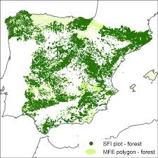 Spain map and satellite image. Figure A4 Map Of The Available Permanents Plots Of The Spanish Forest Download Scientific Diagram