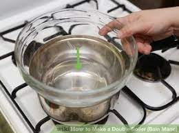How To Make A Double Boiler Bain Marie Double Boiler Double Boiler Diy How To Melt Caramel