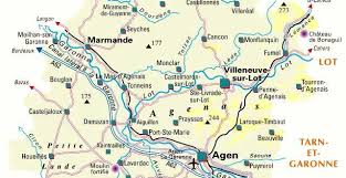 Le lot et la garonne. Lot Et Garonne Carte De France Vacances Guide Voyage