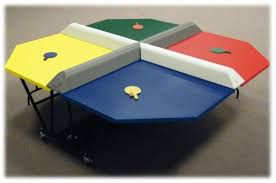 Poly Pong Four Way Table Tennis Table Tennis Table Games Party Rentals Equipment