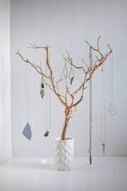 12w, 3.25h 3.25 projection earring holder: Price Lowered Jewelry Holder Tree Gold Organizer Painted Necklace Hanger Bedroom Decor For Her Jewelry Storage Diy Diy Necklace Holder Diy Jewelry Holder