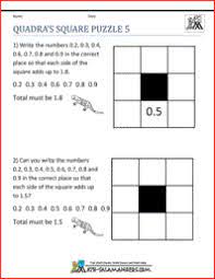 Math for 5th graders is all about arithmetic, algebra, statistics geometry and more. Printable Math Puzzles 5th Grade Maths Puzzles Math Worksheets Third Grade Math Worksheets