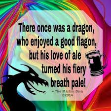 Badpoetryday The Dragon S Flagon Cocktail Poem Poetry Day Cocktails Limerick