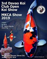 3rd Davao Koi Club Open Koi Show 2019 Open To All Koi Keepers See