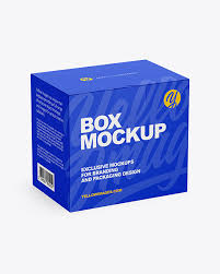 Paper Box Mockup In Box Mockups On Yellow Images Object Mockups