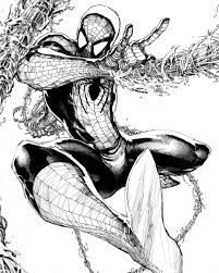 Philip Tan On Instagram Only Thing I Got From Study Today Was Some Textures In Dark Clothe Sigh Spiderman P Spiderman Art Marvel Comics Art Comic Art