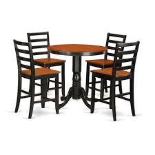 What is counter height vs bar height? 5 Pc Counter Height Dining Room Set Pub Table And 4 Dining Chairs