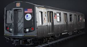 3d New York R160 Subway Train Subway Train Nyc Subway Train