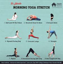 Improve Flexibility With These Morning Yoga Stretch Routine Contact 91 9819343453 Utsavinstitute Y Morning Yoga Stretches Morning Yoga Poses Morning Yoga