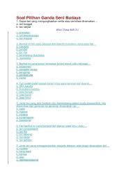 Mengkonsep panggung harus disesuaikan dengan apa yang ingin ditampilkan dan dilihat oleh penonton….konsep panggung itu harus sesuai atau yang bisa mendukung gambaran dan isi dari yang ingin ditampilkan (baik drama, tari maupun musik)…panggung adalah pendukung dari apa yang mau ditampilkan. Soal Seni Budaya