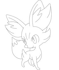 Fennekin Coloring Page Pokemon Coloring Pages Pokemon Coloring Cute Coloring Pages