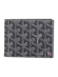Goyard card holder wallet purse black white brown pvc authentic jt09516. Goyard 2018 Goyardine St Thomas Wallet Accessories Goy25731 The Realreal