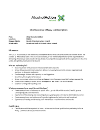 The executive director is responsible for overseeing the administration, programs and strategic plan of the organization. Ceo Job Description