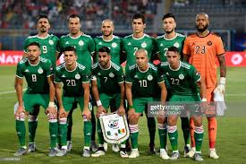 Algeria S Forward Baghdad Bounedjah Algeria S Defender Djamel Algeria Baghdad Photo