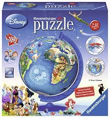 Stück für stück formt sich das 3d puzzle durch zusammensetzen der gewölbten kunststoffteile. Ravensburger Disney Globe 180 Piece 3d Jigsaw Puzzle Ball For Kids And Adults Easy Click Technology Means Pieces Fit Together Perfectly Buy Online In Cayman Islands At Cayman Desertcart Com Productid 17724540