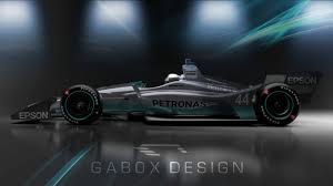 Формула 1 / гран при испании_2021. Artstation Mercedes W10 Indycar Concept Gaboxdesign Sv5