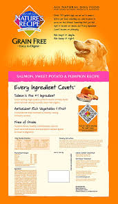 Sweet Potato Pumpkin Dry Dog Food Nature S Recipe Grain Free Salmon Dog Food Enoxmedia Pet Supplies