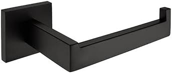 Yutu Q70 Accessoires De Salle De Bain Polis Noir Mat Porte Manteau Porte Serviette Porte Serviette Port Toilet Paper Holder Bathroom Construction Toilet Paper