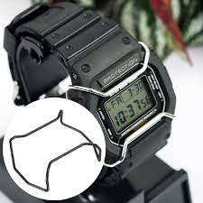 A stronger structure is realized by absorbing shocks with the exterior instead of the core. Stainless Steel Black Protectors Wire Guards Watch Guard For G Shock Shopee Malaysia