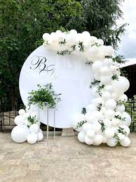 Фотозона на свадьбу из шаров
