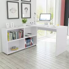 Panneau de particules et mdf. Bureau Angle Blanc